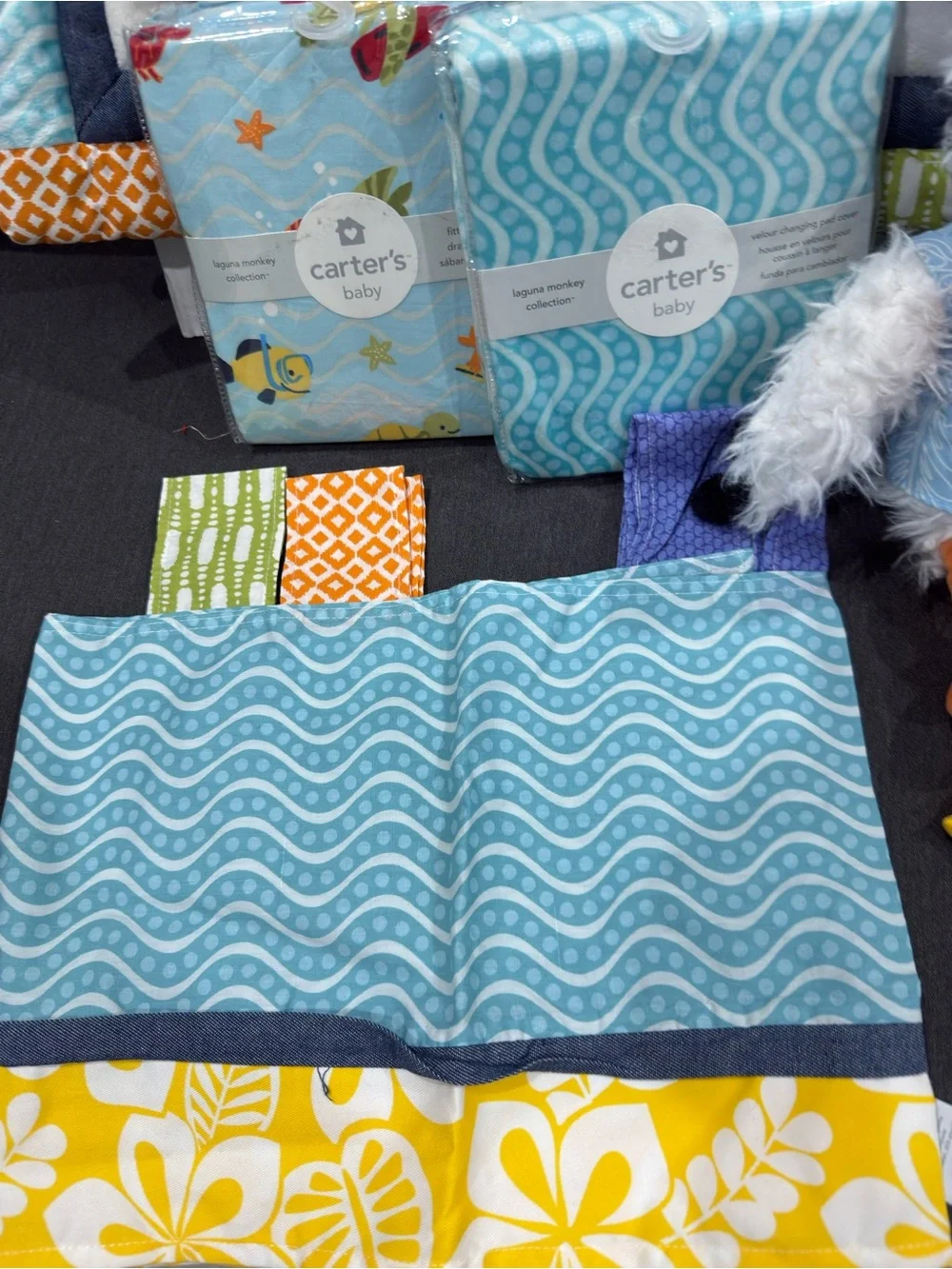 Surfing Monkey Baby crib bedding set Sea Creatures New see details